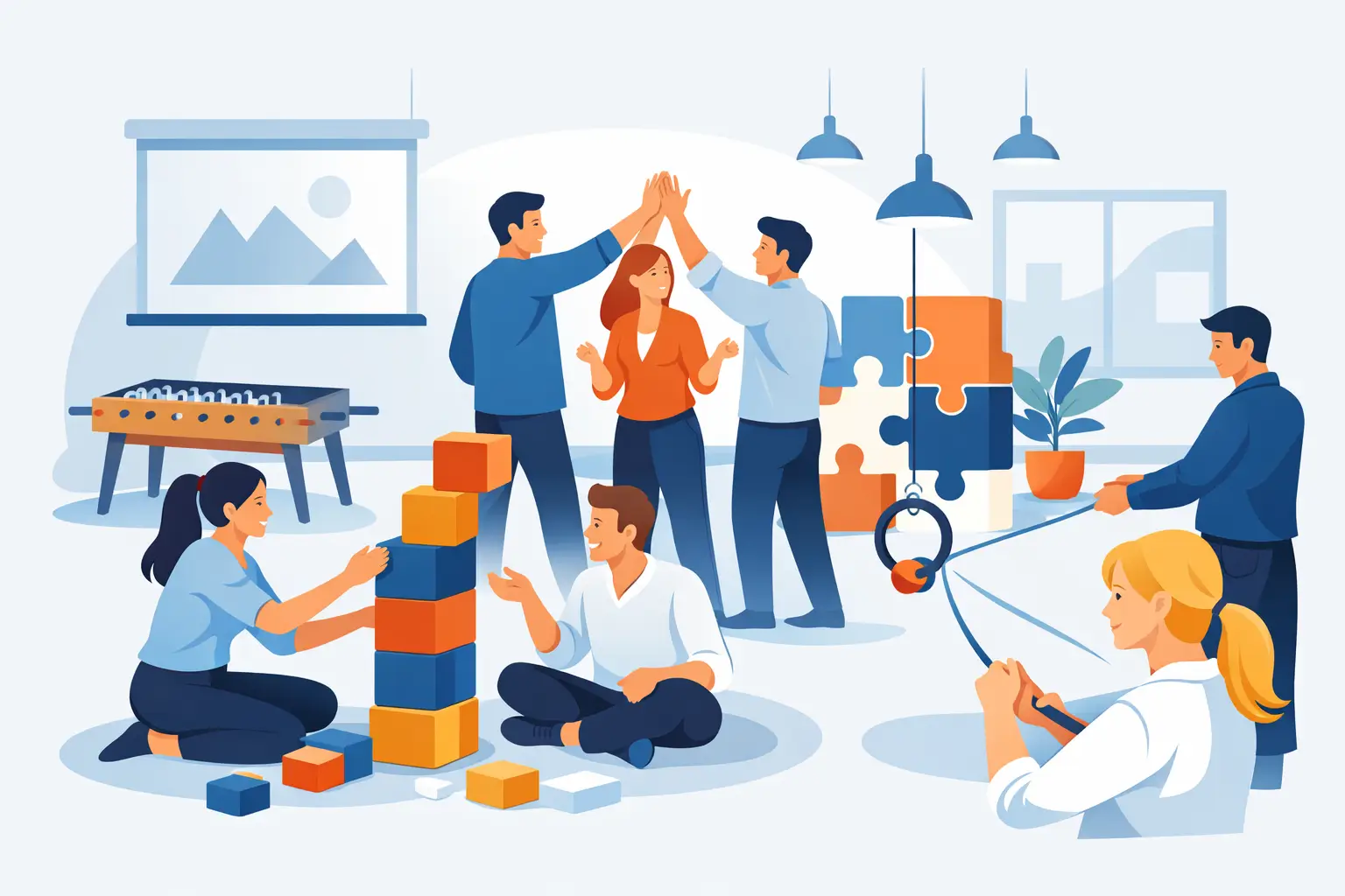 Cum planifici un team building indoor reușit