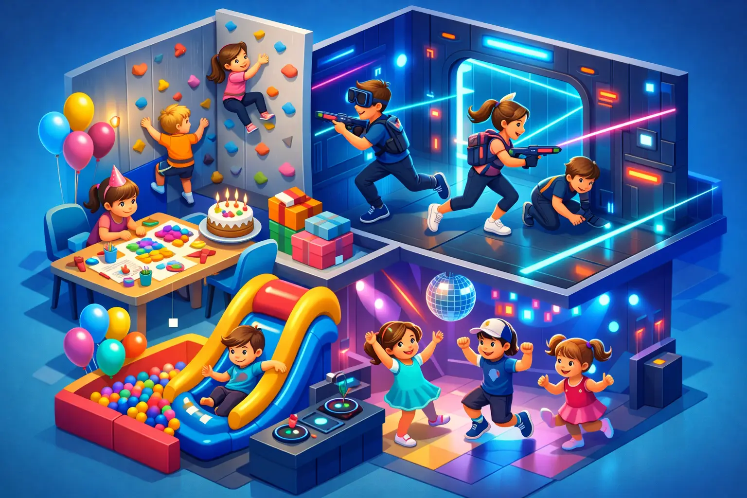 Exemplu program aniversare copii indoor