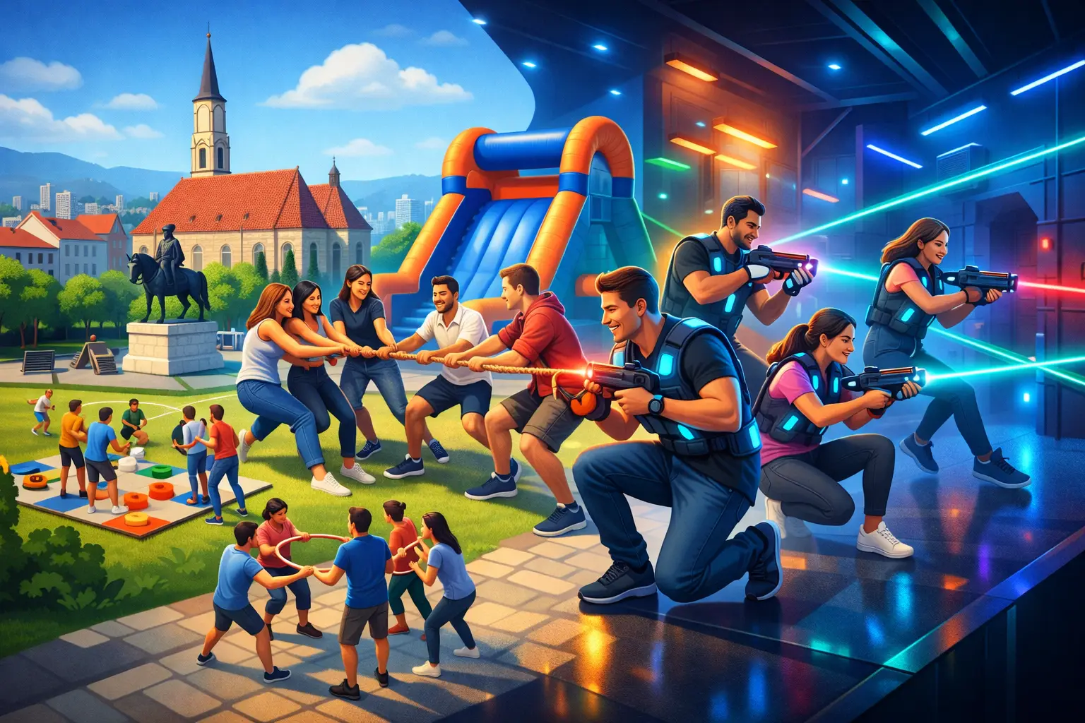 12 top jocuri pentru grupuri mari în Cluj