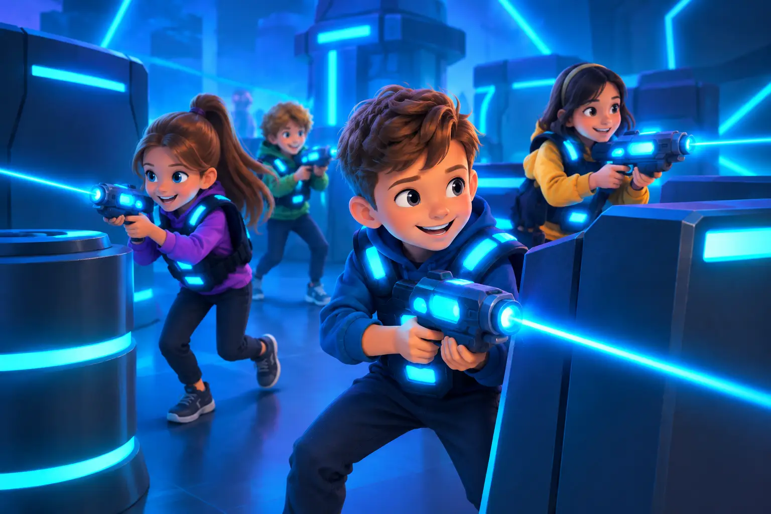 Vârsta minimă laser tag în Cluj: 6 ani
